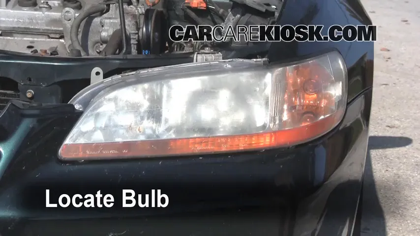 2000 Honda Accord EX 2.3L 4 Cyl. Sedan (4 Door) Luces Faro delantero (reemplazar foco)
